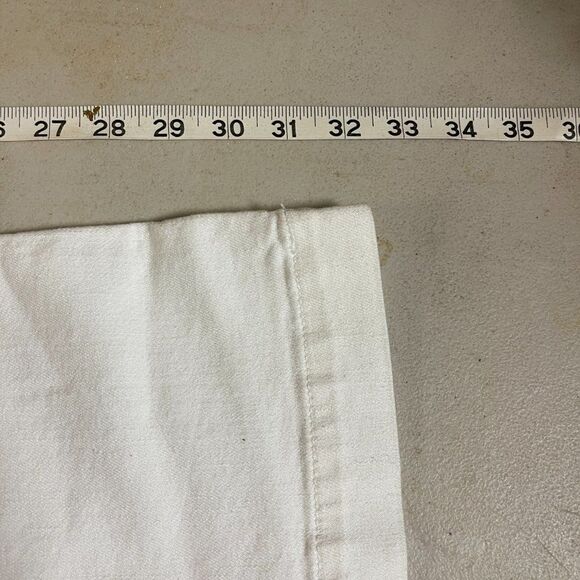 Eddie Bauer NWT Women's White Curvy Trouser Denim Jeans. Plus Size 18 - Picture 11 of 12